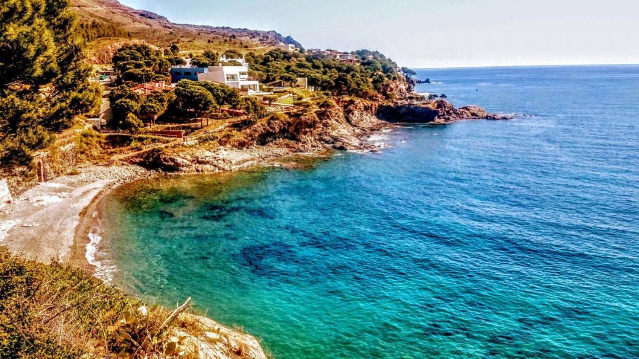 Caseta De Pescadors A Les Cales De Colera, 2ª Linea De Mar Kültér fotó